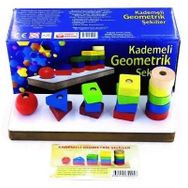 Edutoys Ahşap Kademeli Geometrik Şekiller