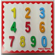 Edutoys Ahşap Rakam Tablası Puzzle