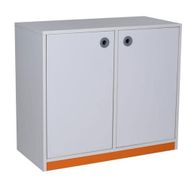 Edutoys Beyaz 2 Kapaklı Dolap