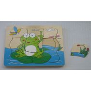 Edutoys Kurbağa Gelişim Evleri Puzzle