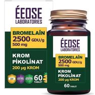 Eeose Bromelain 500 mg Krom Pikolinat 60 Tablet