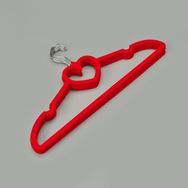 Efemark 42 cm Asorti 5'li Kadife Askı