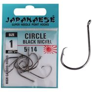 Effe Japanese Circle Carbon Black Nickel 5114 No:1-0 Olta İğnesi