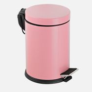 Efor Metal Pedallı Pembe Çöp Kovası