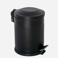 Efor Metal Vintage Siyah 5 lt Çöp Kovası
