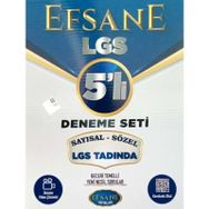 Efsane Yayınları 8. Sınıf LGS Sayısal Sözel 5'li Deneme Seti