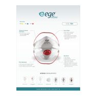 Ege 701 30'lu FFP3 Nr N99 Ventilli Maske