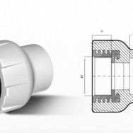 Ege Yıldız PPRC 63x2 cm Gri Dişi Adaptör
