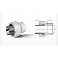 Ege Yıldız PPRC Gri 20x1/2 Erkek Adaptör