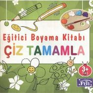 Eğitici Boyama Kitabı - Çiz Tamamla - Ahmet Altay