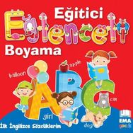 Eğitici Eğlenceli Boyama İlk İngilizce Sözcüklerim - kollektif