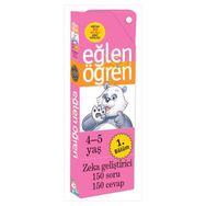 EĞLEN ÖĞREN - 1 (4-5 YAŞ) ZEKA GELİŞTİRİCİ 150 SORU-150 CEVAP - KOMISYON