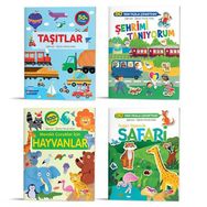 Eğlenceli-Öğretici Aktivite Kitabı 4'lü Set - Dikkat Atölyesi Yayınları