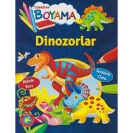 Eğlendiren Boyama - Dinozorlar - Parıltı Komisyon Kollektif Heyet-Kurul-Komisyon