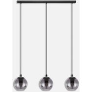 Eglo Ariscani Modern 3'lü Cam Yuvarlak Şapkalı Avize