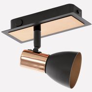 Eglo Barnham 3.3 W Ledli 1 Adet Siyah Yuvarlak Sıvaüstü Spot