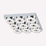 Eglo Fradelo 4 W Ledli Led Duy 9 Adet Gümüş Yuvarlak Sıvaaltı Spot