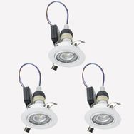 Eglo Peneto 5 W Ledli Led Duy 3 Adet Beyaz Yuvarlak Sıvaaltı Spot