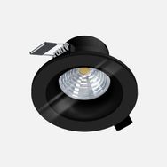 Eglo Salabete 6 W Ledli Led Duy 1 Adet Siyah Yuvarlak Tavan Spot