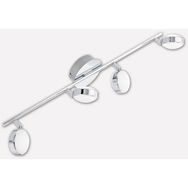Eglo Salto 5.4 W Ledli Led Duy 4 Adet Gümüş Yuvarlak Sıvaüstü Spot
