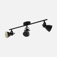 Eglo Seras 3 W Siyah Gu10 3'lü Sıva Üstü Led Spot