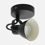 Eglo Seras 3 W Siyah Gu10 Tekli Sıva Üstü Led Spot