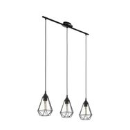 Eglo Tarbes 3X60W Avize Siyah