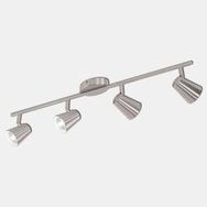Eglo Travale 3.3 W Ledli GU10 Duy 4 Adet Gümüş Yuvarlak Sıvaüstü Spot