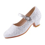 Eight KM EKM7015 Mary Jane Sparkle Glitter Cinderella Beyaz Kız Yüksek Topuklu Ayakkabı