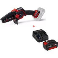 Einhell GE-PS 18/15 Li BL Solo Akülü Zincirli Budama Testeresi + 4 Ah Starter Kit Akü