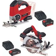 Einhell TE-JS 18 Dekupaj TE-CS 18/165/1 Daire Testere TE-CS 18/40 Vidalama 3X4.0AH Akülü Set