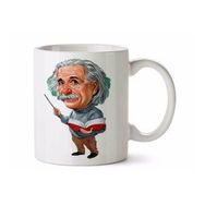 Einstein İki Tarafı Baskılı Kupa