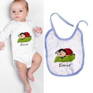 Ejoya 110107 Kişiye Özel Zıbın Önlük Bebek Hediye Seti