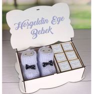 Ejoya 89251 Kişiye Özel Nazarlı Hoşgeldin Bebek Hediye Seti