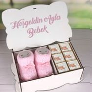 Ejoya 89262 Kişiye Özel Nazarlı Hoşgeldin Bebek Hediye Seti