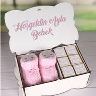 Ejoya 89285 Kişiye Özel Nazarlı Hoşgeldin Bebek Hediye Seti