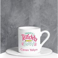 Ejoya 90676 Kişiye Özel Teachers Day Türk Kahvesi Fincanı