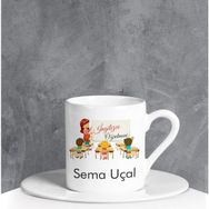 Ejoya 90693 Kişiye Özel Ingilizce Öğretmeni Türk Kahvesi Fincanı