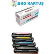 Eko Kartuş Canon I-Sensys MF-631CN (CF400X-CF401X-CF402X-CF403X) Set Muadil Toner