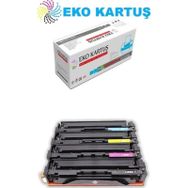 Eko Kartuş Canon I-Sensys MF-643CDW (CF540A-CF541A-CF542A-CF543A) (203A) Set Muadil Toner
