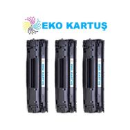 Eko Kartuş Hp CE285A M1212 Ekonomik Avantajlı 3’lü Paket Muadil Toner
