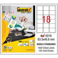 Ekstrafix Fix-5018 Lazer Etiket