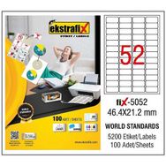 Ekstrafix Fix-5052 Lazer Etiket