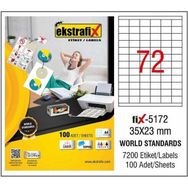 Ekstrafix Fix-5172 35x23cm Lazer Etiket