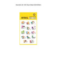 Ekstrafix OK-020 80x120 mm Okul Etiketi