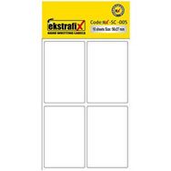 Ekstrafix Sc-005 Beyaz 10 Yaprak Okul Etiketi