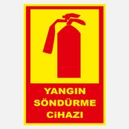 Ekstrafix YF069 12x25 cm Fosforlu Yangın Söndürme Cihazı