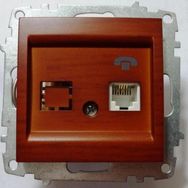 El-Bi RJ-11 CAT-3 Zena Kiraz Nümeris Telefon Prizi