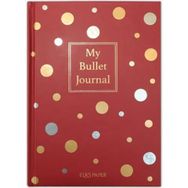 Ela's Paper Confetti Kırmızı Sert Kapak Düz Çizgisiz Ajanda Defter