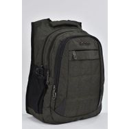 Elatae Haki 2227 Unisex Ortopedik Çok Gözlü Günlük Seyahat Okul Sırt Çantası